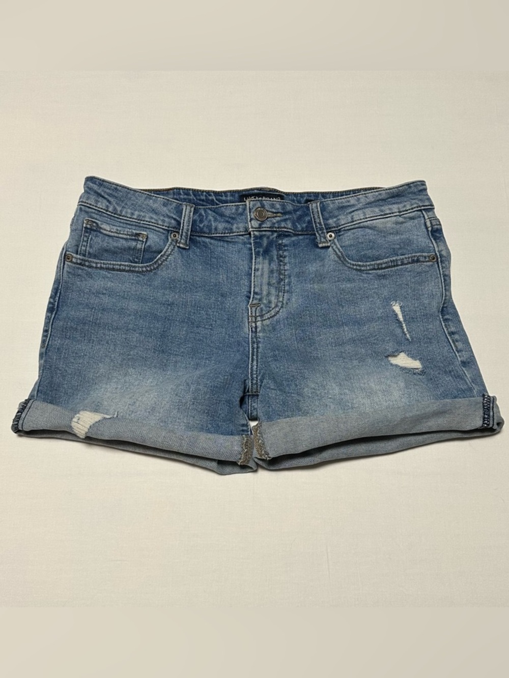 Lucky Brand The Roll Up Jean Shorts 8/29